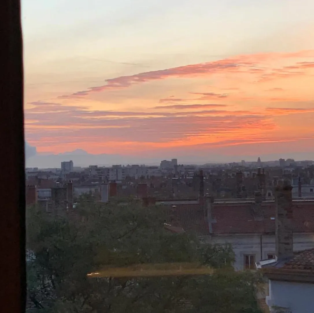 리옹 Loft Lumineux Centre Avec Vue Panoramique 아파트
